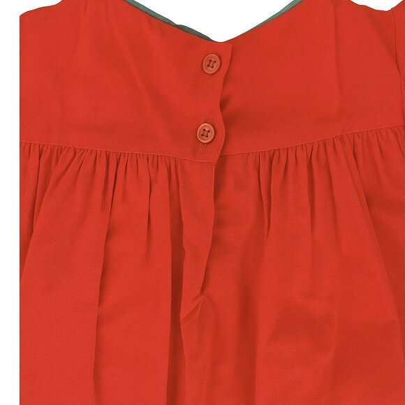 Funtasia Too Red Christmas Dress w/ Puff Sleeves | 24 Months - Picture 4 of 5